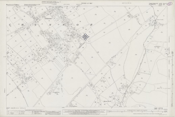 1937 Map of Chinnor